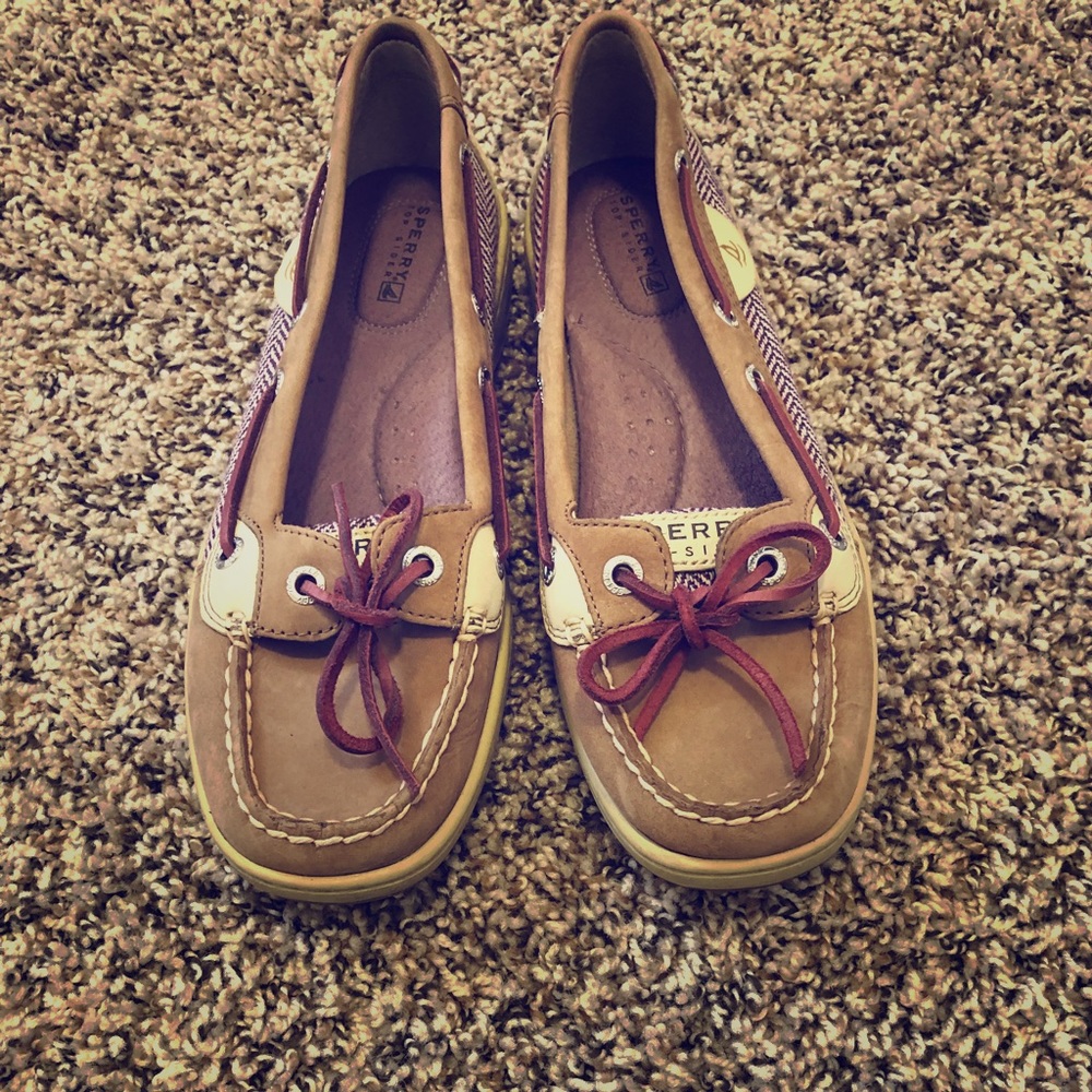 Purple Harringbone Sperry’s